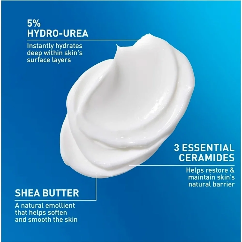 CeraVe Intensive Moisturizing Cream 5% Hydro-Urea 3 Ceramides 16oz Dry Skin Jar